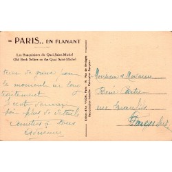 CPSM Paris – Bouquinistes du quai Saint-Michel – Notre-Dame – Yvon