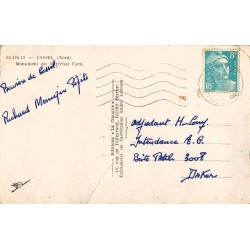 Carte postale ancienne Cassel – Monument du Maréchal Foch