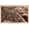CPSM Paris vue aérienne place Vendôme Tuileries et Carrousel Compagnie Aérienne Française