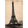 CPA Paris Tour Eiffel et Seine avec bateaux T.M.K. carte écrite vers 1918