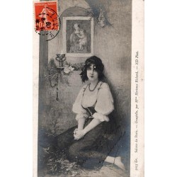 CPA Salons de Paris Gavrielle par Hortense Richard ND Phot 2025 Gr
