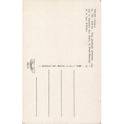 Carte postale ancienne – Vichy – Vue aérienne quartier des Ailes & lac d’Allier