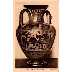 CPA Louvre vase grec antique n°209 cliché Alinari édition Moutet Paris