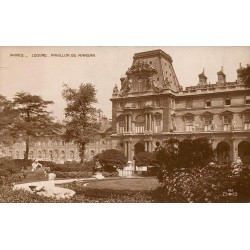 CPSM Paris Louvre Pavillon de Marsan jardins édition Électrophot n°161