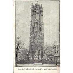 CPA Paris Tour Saint-Jacques dans son square Collection Petit Journal