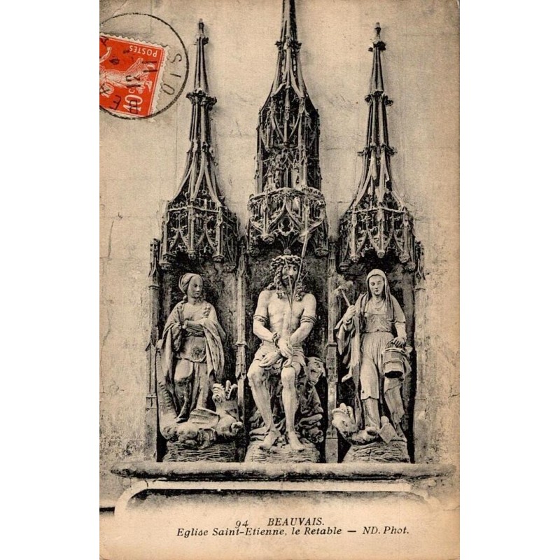 94 - BEAUVAIS - Église Saint Étienne, le Retable - ND Phot.