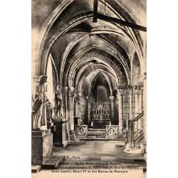 CPA Paris Saint-Julien-le-Pauvre chapelle Saint-Joseph intérieur église ancienne
