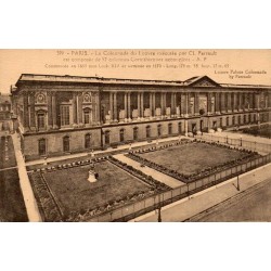CPA Paris Louvre Colonnade de Perrault et anciens jardins E. Papegnin n°399