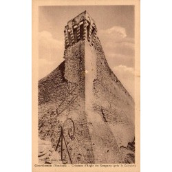 CPA Courthézon créneaux d’angle des remparts près du Calvaire dans le Vaucluse