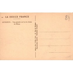 CPSM Avignon – Vue générale sur la rive droite du Rhône – Yvon