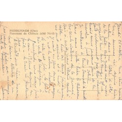 Carte postale ancienne Pierrefonds – Panorama du château côté nord