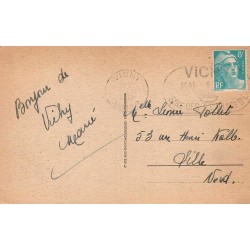 CPSM Vichy – Le Parc, Petit Bassin – Circulée en 1950
