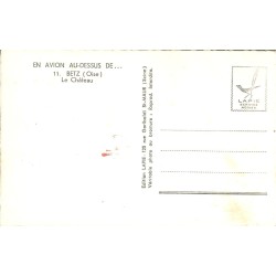 Carte postale ancienne Betz – Château vu du ciel