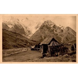 CPSM Col du Lautaret Jardin Alpin Glacier de l’Homme et massif de la Meije