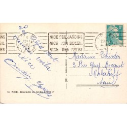 CPSM Nice – Ensemble du Jardin Albert Ier – 1943