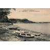 CPA Théoule Golfe de la Napoule avec barques sur la plage et paysage côtier