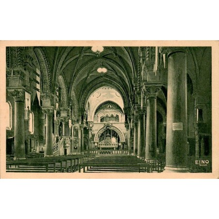 CPSM La Louvesc intérieur Basilique Saint-Régis pèlerinage Ardèche