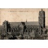CPA Rodez Aveyron cathédrale Notre-Dame côté sud et anciennes toitures