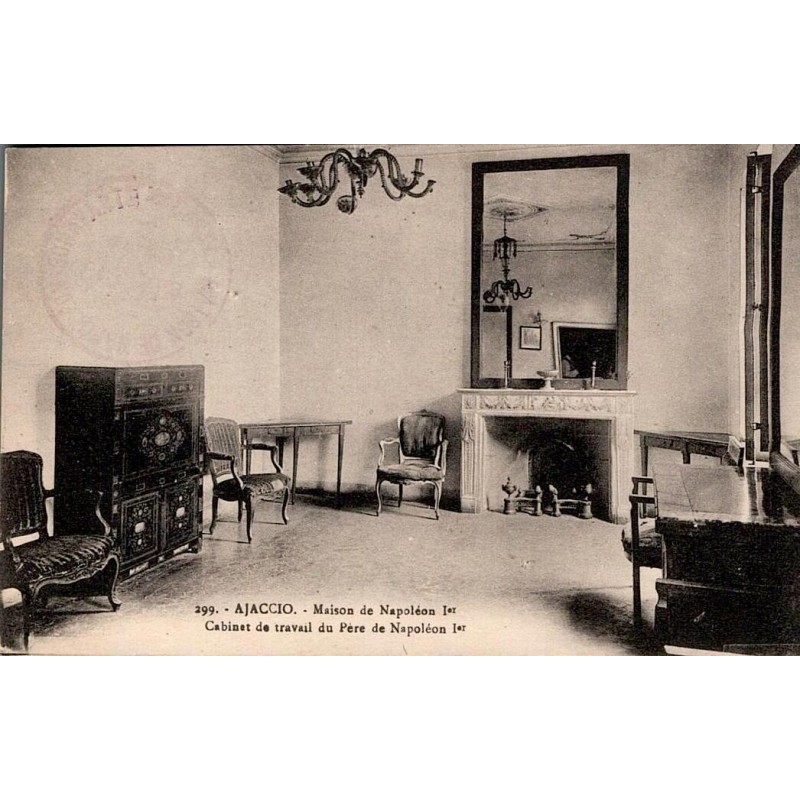 CPA Ajaccio Maison de Napoléon Ier cabinet de travail du père de Napoléon