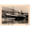 CPSM Ajaccio Corse paquebot Cyrnos au port en 1935 avec voiliers