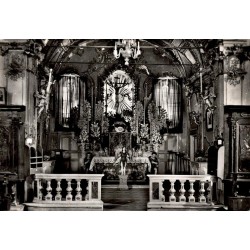 CPSM Bastia église Sainte-Croix Très Saint Crucifix des Miracles intérieur