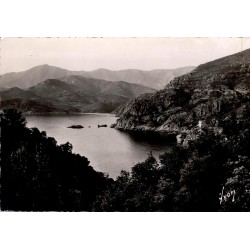 CPSM Golfe de Porto Corse paysage côtier circulée en 1952
