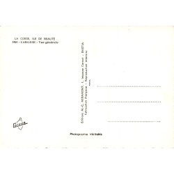 CPSM Cargèse – Vue générale du village et des deux églises
