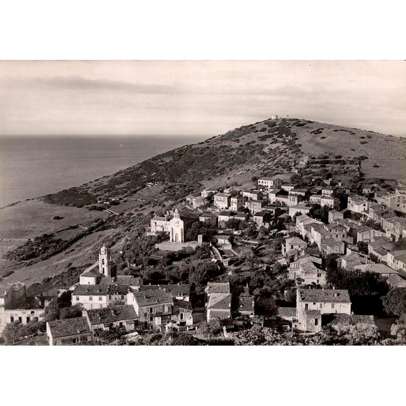 CPSM Cargèse Corse vue générale du village et de ses deux églises