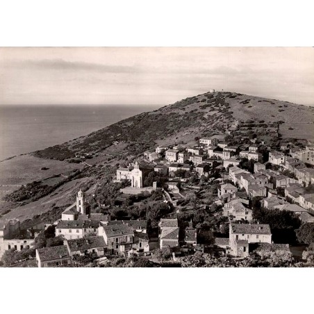 CPSM Cargèse Corse vue générale du village et de ses deux églises