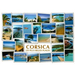 CPM Corse Corsica les plus belles plages multivues plages et criques