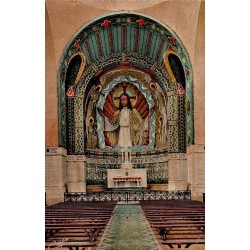 Carte postale ancienne du chœur et du maître-autel mosaïqué de Notre-Dame-de-Lorette