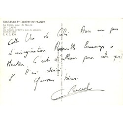 CPSM Calvi Corse – Maisons du quai de plaisance et port