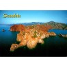 CPM Scandola Corse île de Gargalo et falaises rocheuses vues depuis les airs