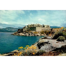 CPSM Calvi Corse citadelle et remparts dominant la Méditerranée