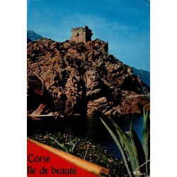 CPSM Porto Corse tour génoise sur son promontoire rocheux carte circulée en 1973