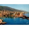 CPSM Bastia Corse vieux port vieille ville et église Saint-Jean-Baptiste