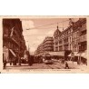 CPA Marseille rue de Noailles avec tramway, commerces et Nouvelles Galeries