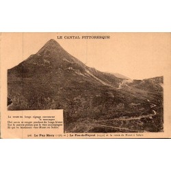 CPA Puy Mary, Pas-de-Peyrol et ancienne route en lacets de Murat à Salers