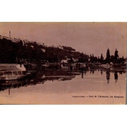 CPA Angoulême Port de l’Houmeau et remparts, carte écrite en 1910