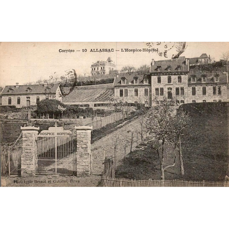 CPA Allassac Hospice-Hôpital en Corrèze, vue ancienne circulée en 1919