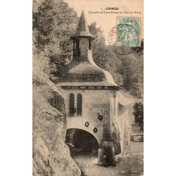 CPA Corrèze chapelle Notre-Dame du Pont du Salut, vue ancienne