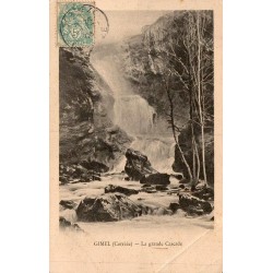 CPA Gimel-les-Cascades grande Cascade en Corrèze, vue ancienne
