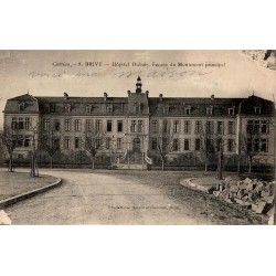 CPA Brive – Hôpital Dubois – Façade du monument principal