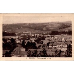 CPSM Brive vue générale et panorama ancien de Brive-la-Gaillarde en Corrèze