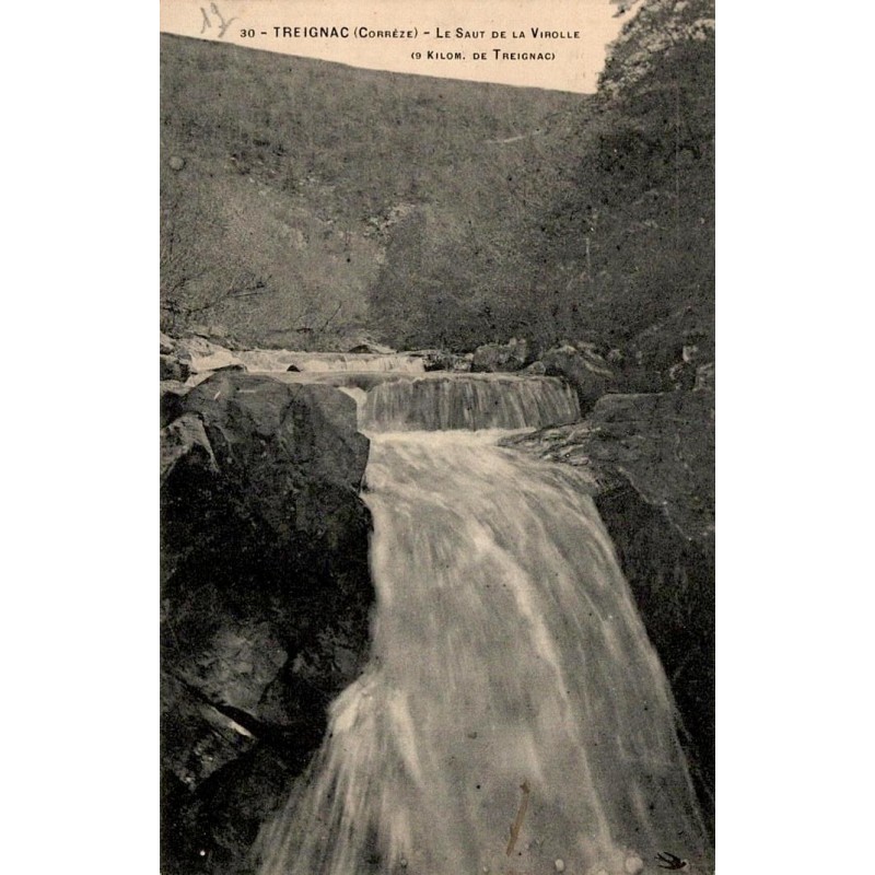 CPA Treignac Saut de la Virolle, cascade en Corrèze