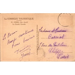 CPSM Gimel – La Grande Cascade – Corrèze touristique