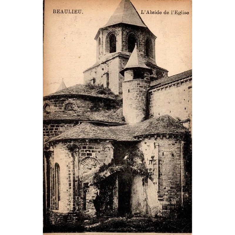 CPA Beaulieu-sur-Dordogne abside de l’église ancienne en Corrèze