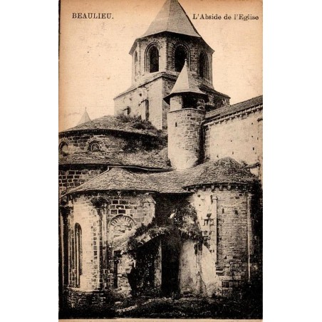 CPA Beaulieu-sur-Dordogne abside de l’église ancienne en Corrèze