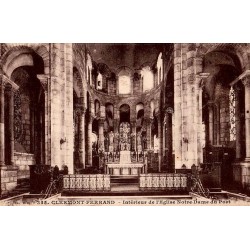 G. D'O - 355 - CLERMONT FERRAND - Intérieur de l’Église Notre Dame du Port