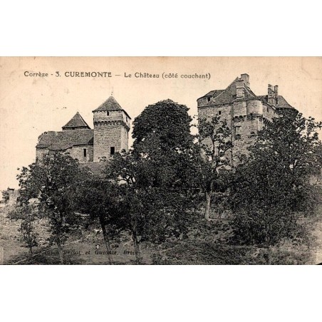 CPA Curemonte en Corrèze, château côté couchant, Bessot et Guionie